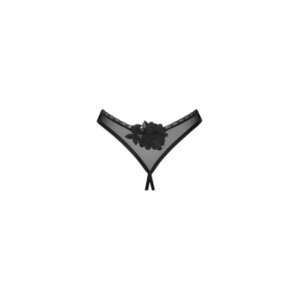 Latinesa string ouvert - Noir